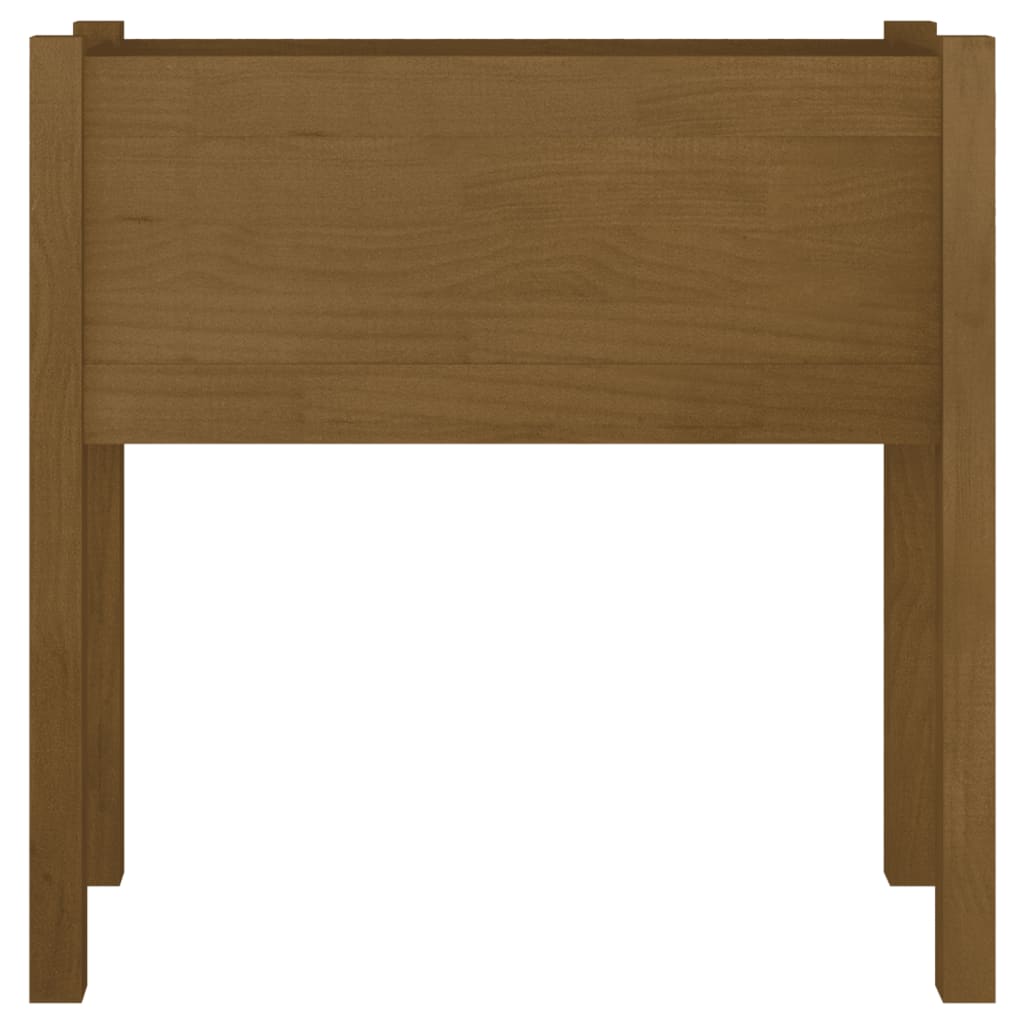 Plantekasse honningbrun 70x31x70 cm heltre furu