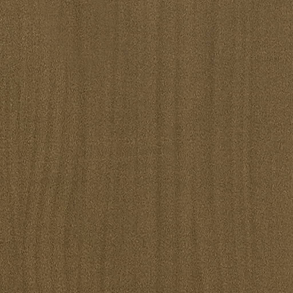 Plantekasse honningbrun 70x31x70 cm heltre furu