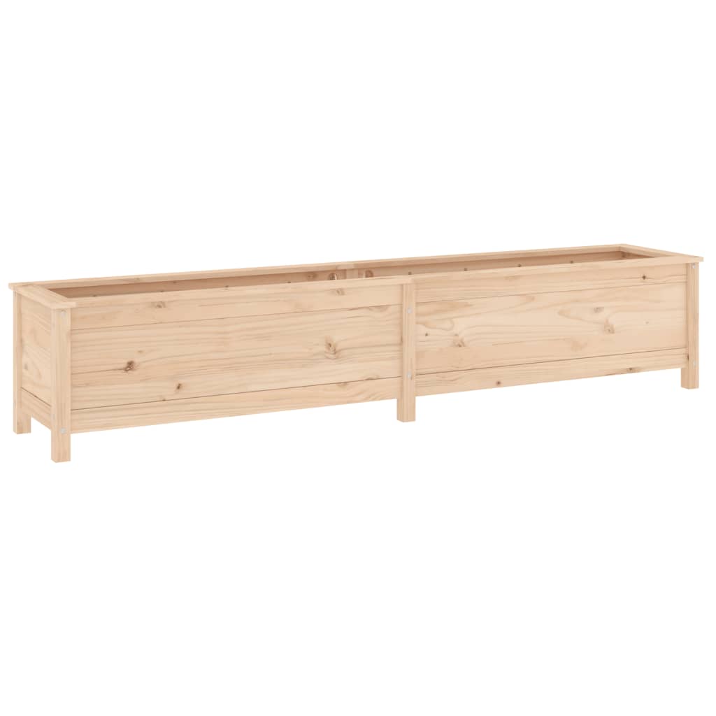 Høybed for hage 199,5x40x39 cm heltre furu