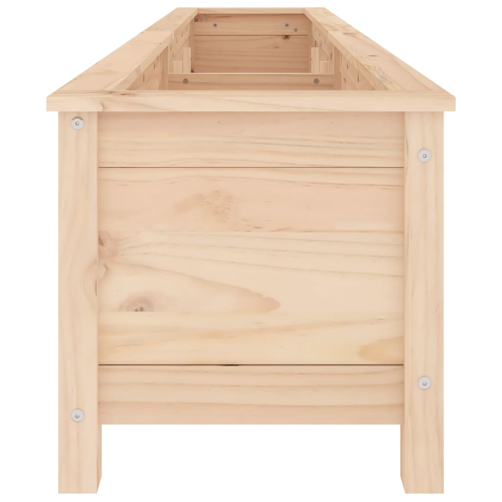 Høybed for hage 199,5x40x39 cm heltre furu