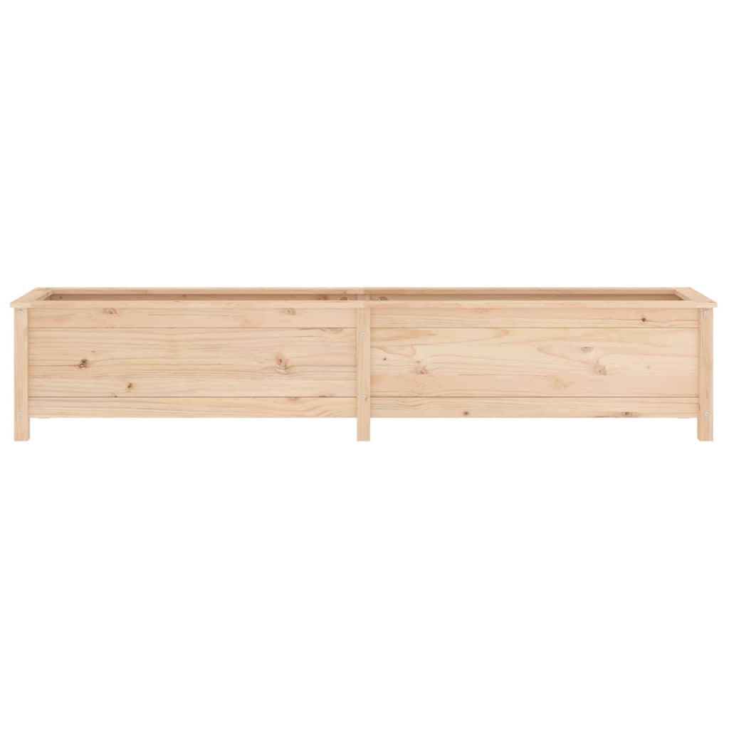 Høybed for hage 199,5x40x39 cm heltre furu