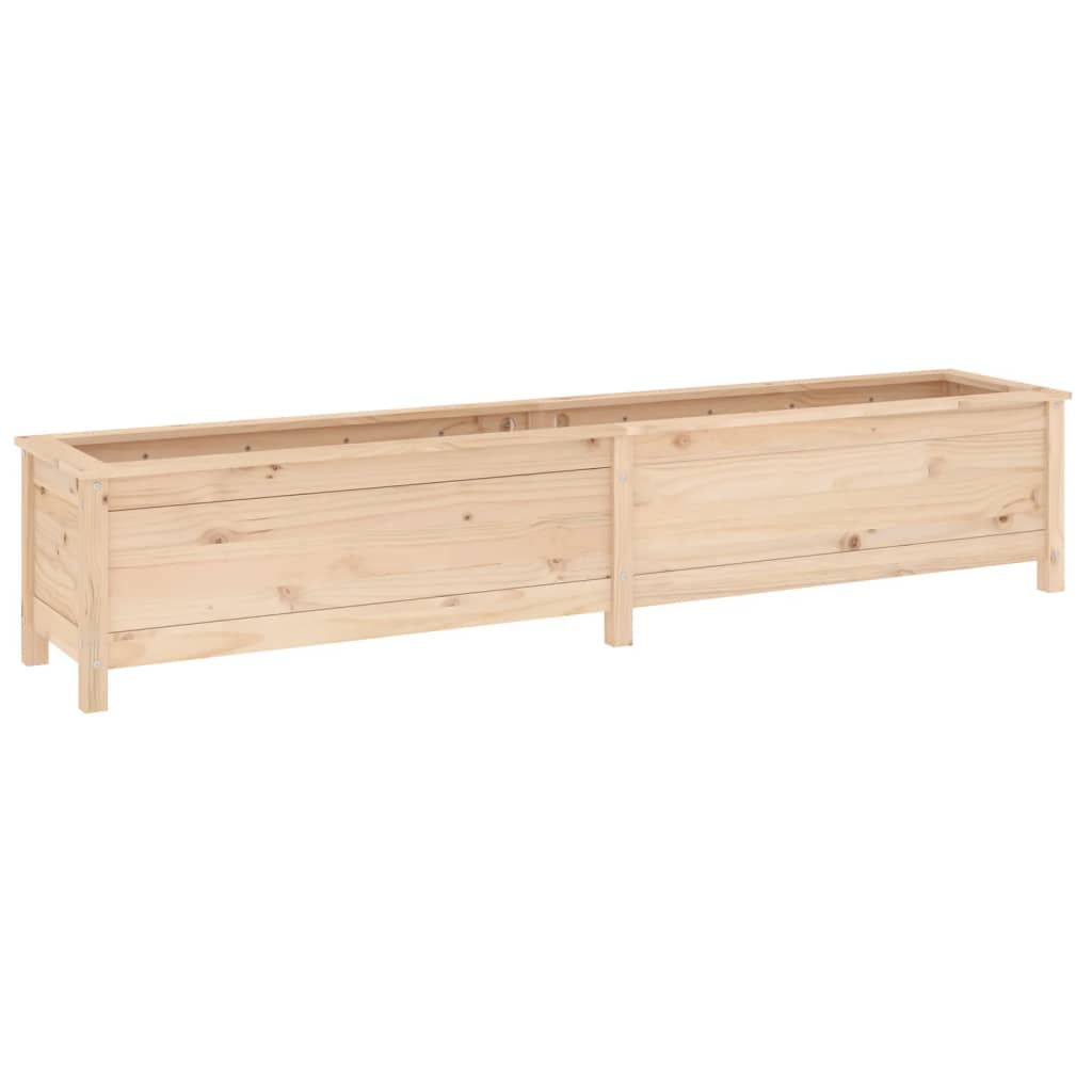 Høybed for hage 199,5x40x39 cm heltre furu
