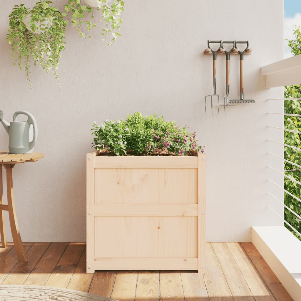 Plantekasse 60x60x60 cm heltre furu