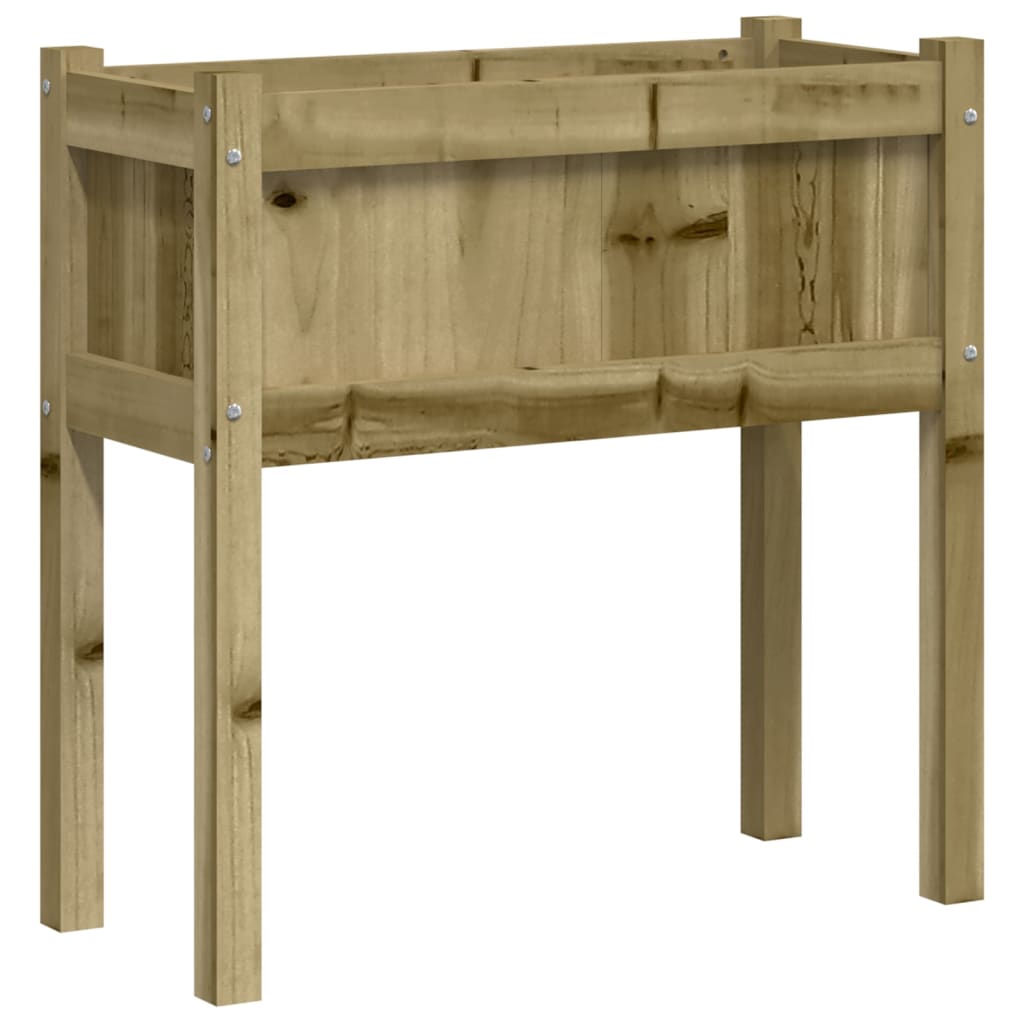 Hageplantekasse med ben 70x31x70 cm impregnert furu