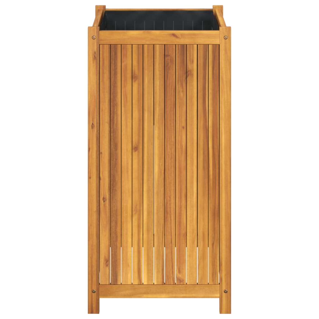 Plantekasse med foring 50x50x100 cm helte akasie