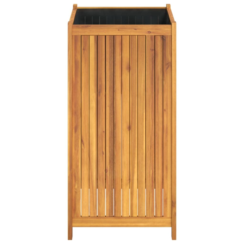 Plantekasse med foring 50x50x100 cm helte akasie