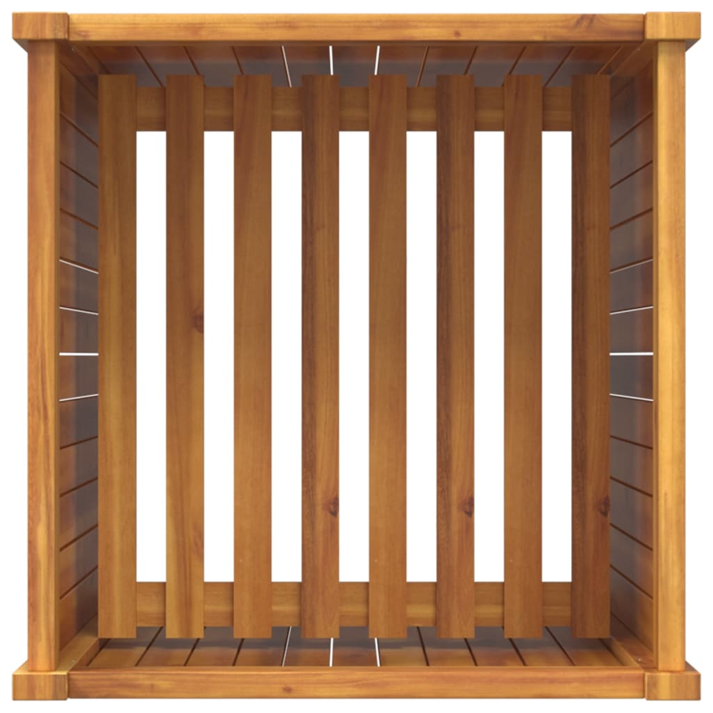 Plantekasse med foring 50x50x100 cm helte akasie