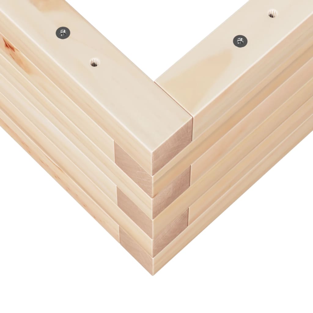 Plantekasse 110x60x23 cm heltre furu