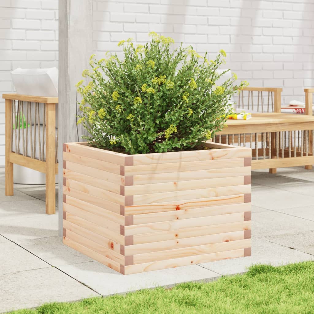 Plantekasse 60x60x45,5 cm heltre furu