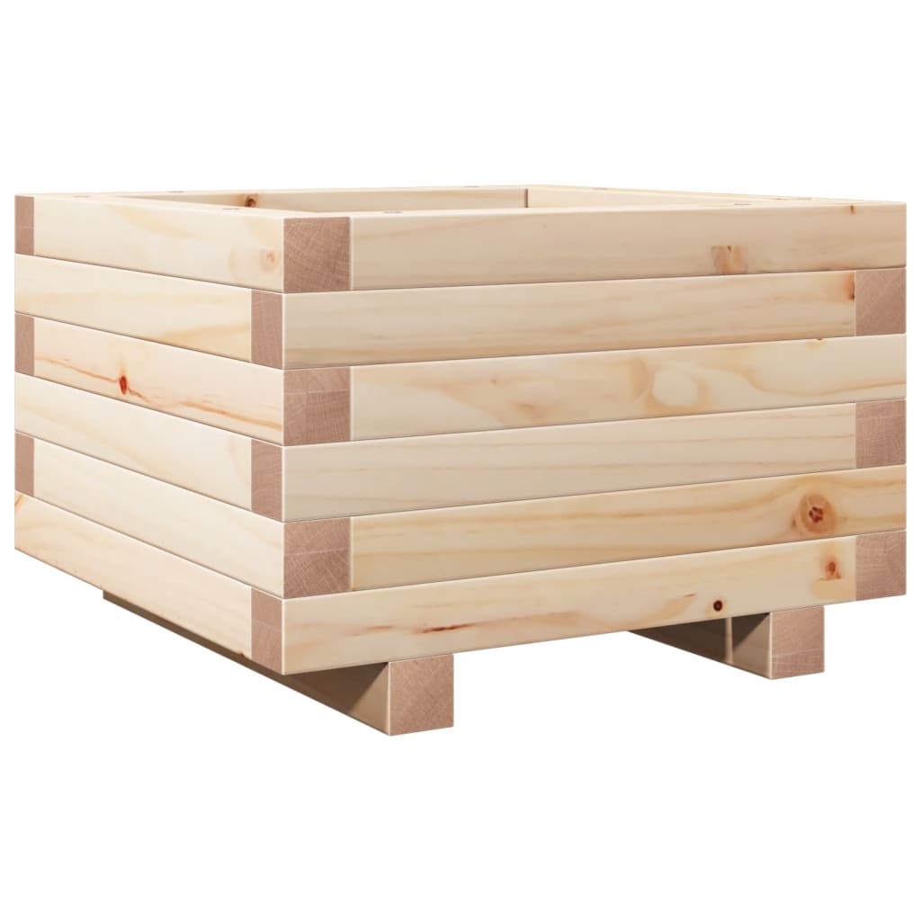 Plantekasse 40x40x26,5 cm heltre furu