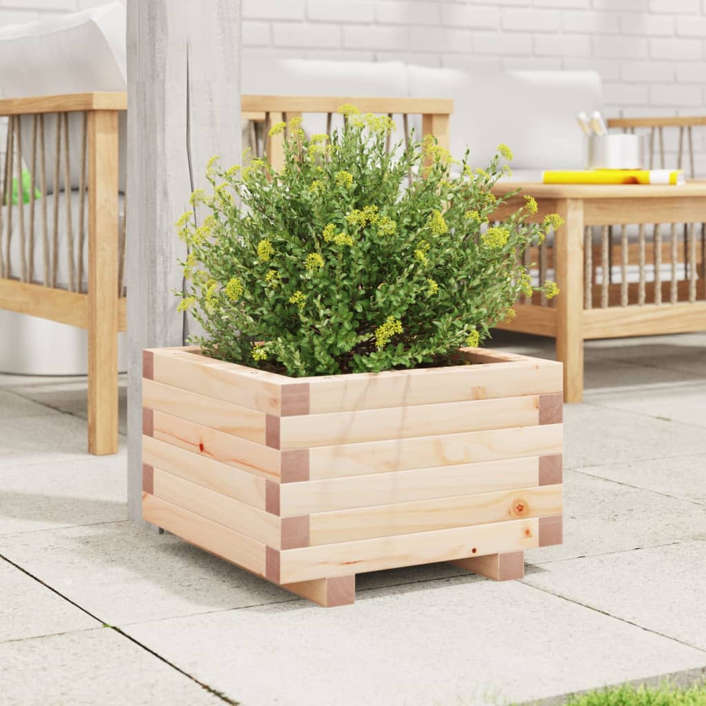 Plantekasse 40x40x26,5 cm heltre furu