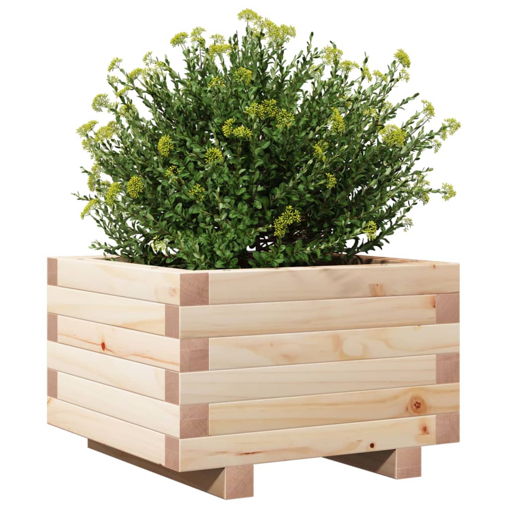 Plantekasse 40x40x26,5 cm heltre furu