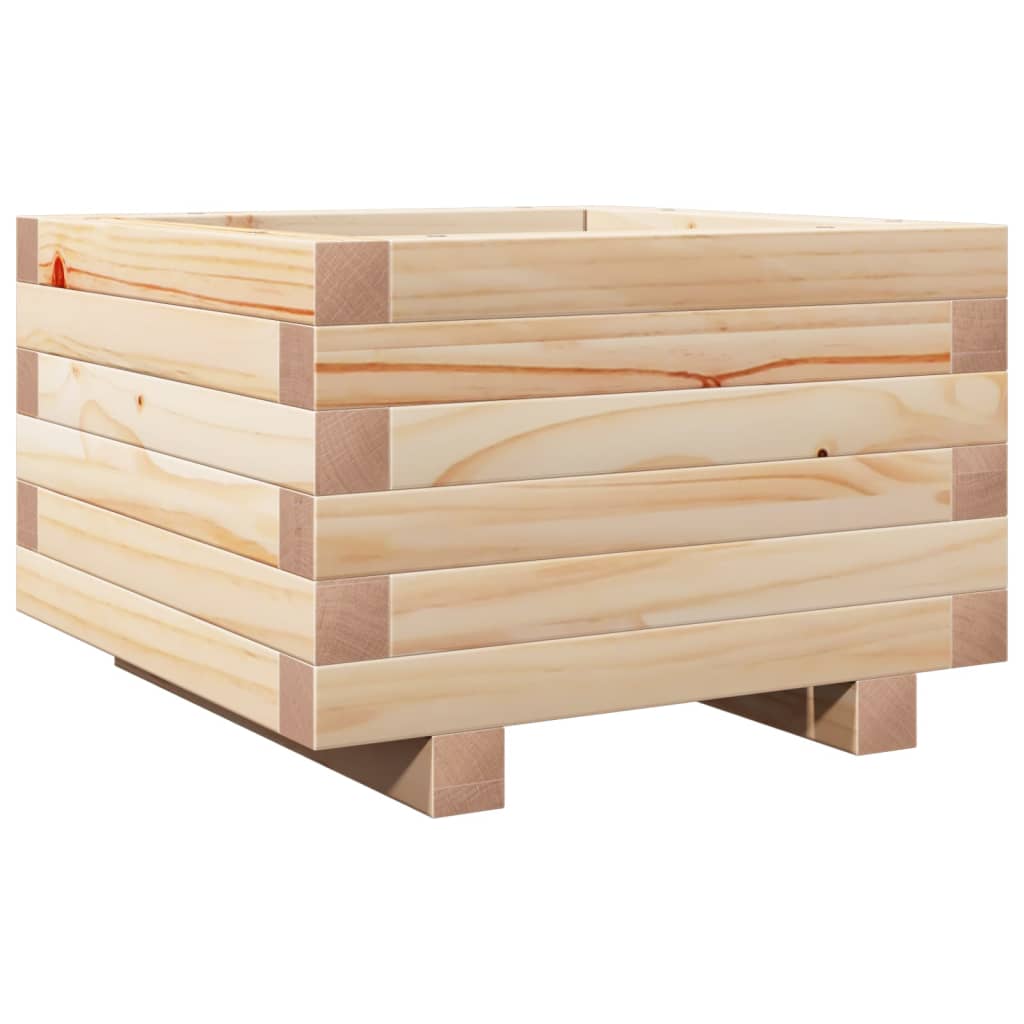 Plantekasse 40x40x26,5 cm heltre furu