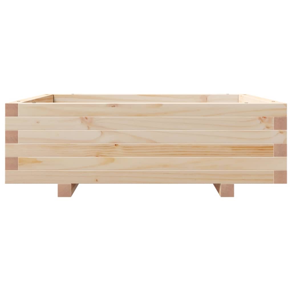 Plantekasse 80x80x26,5 cm heltre furu
