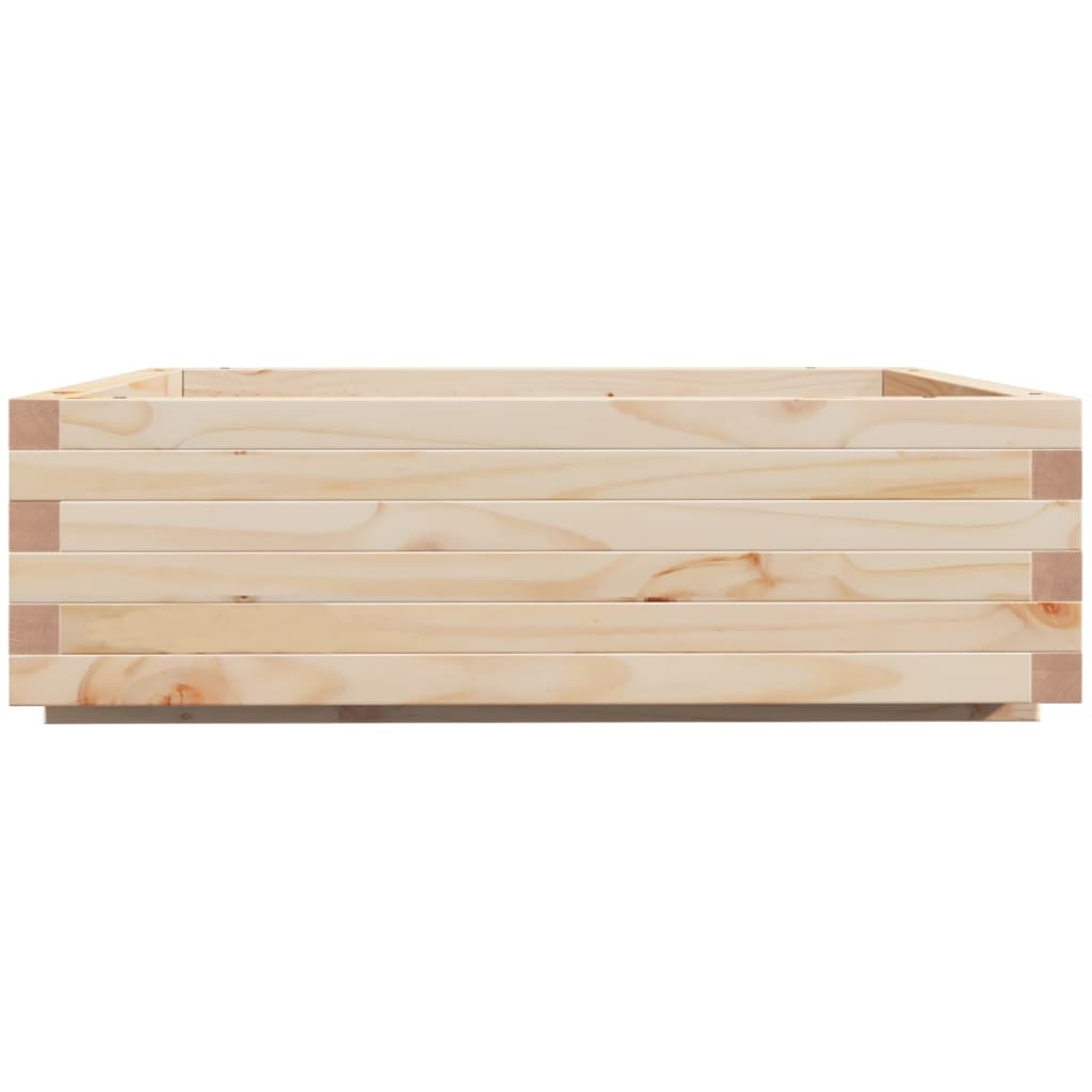 Plantekasse 80x80x26,5 cm heltre furu