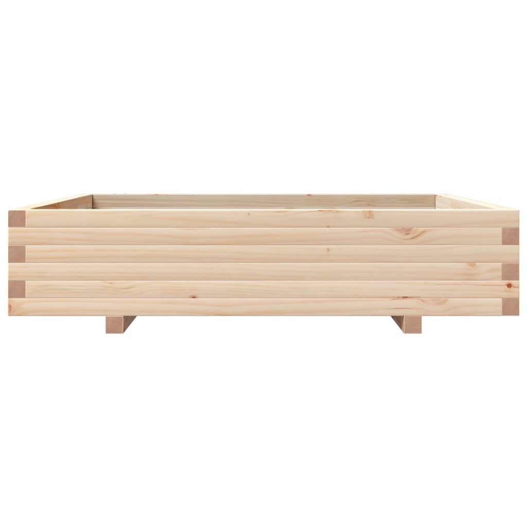 Plantekasse 110x110x26,5 cm heltre furu