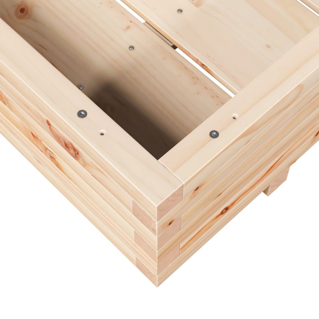 Plantekasse 110x110x26,5 cm heltre furu