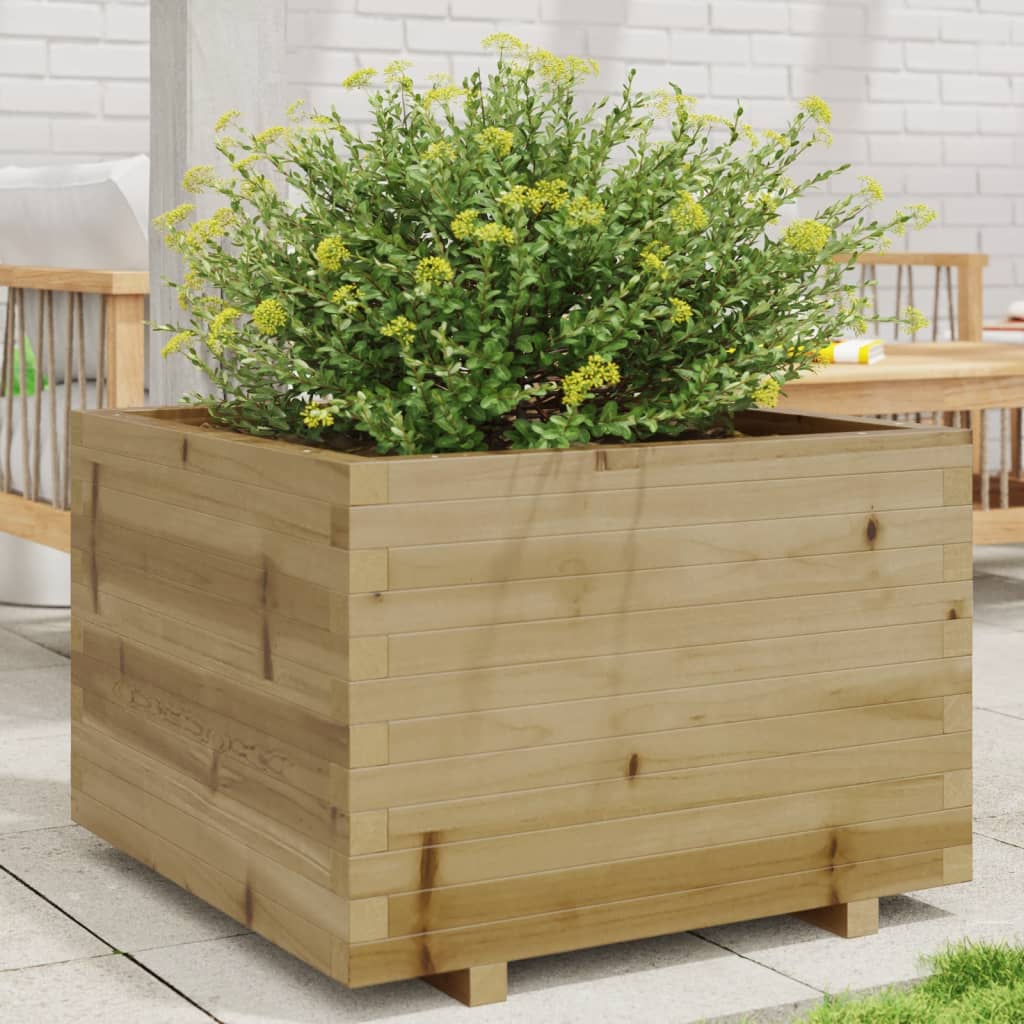 Plantekasse 70x70x49,5 cm impregnert furu