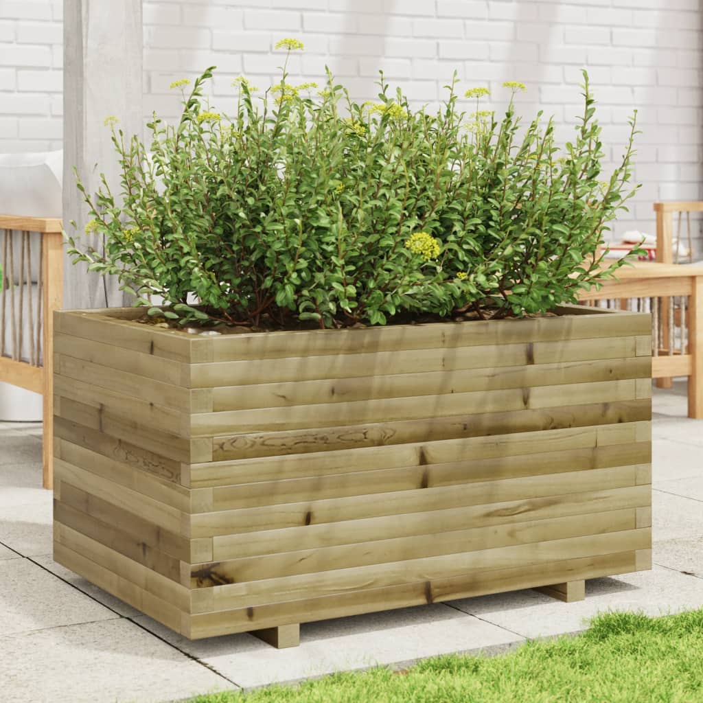 Plantekasse 90x60x49,5 cm impregnert furu