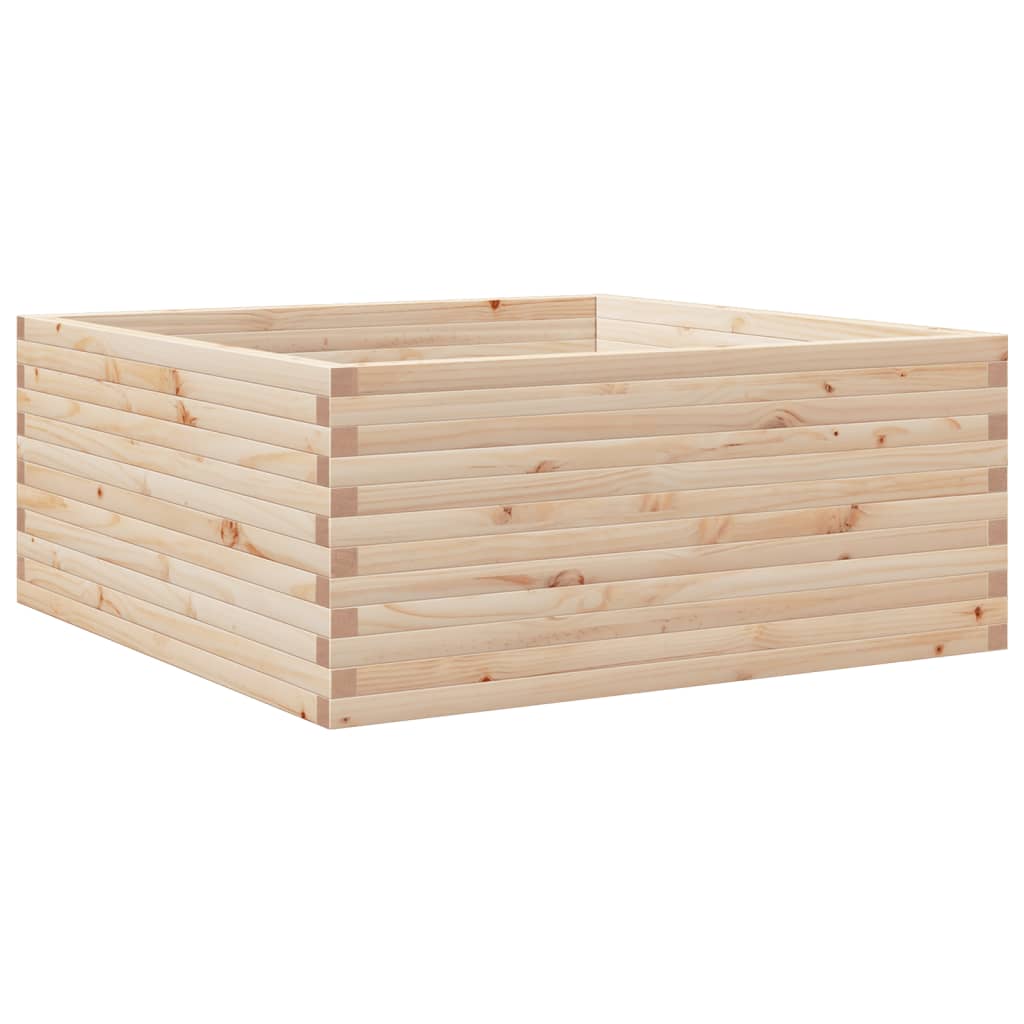 Plantekasse 110x110x46 cm heltre furu