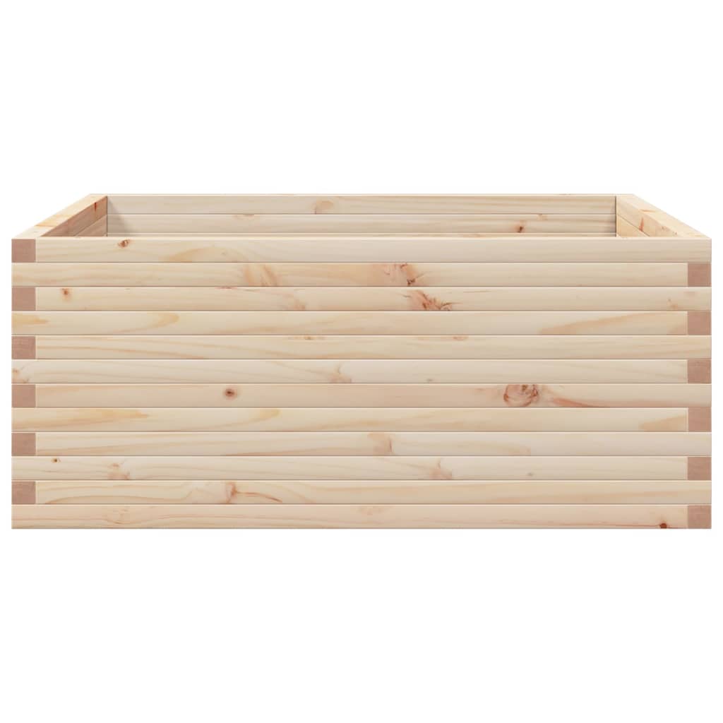 Plantekasse 110x110x46 cm heltre furu