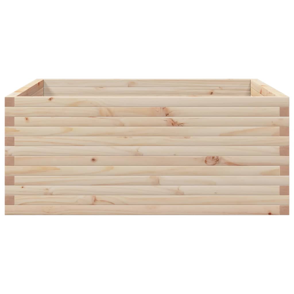Plantekasse 110x110x46 cm heltre furu