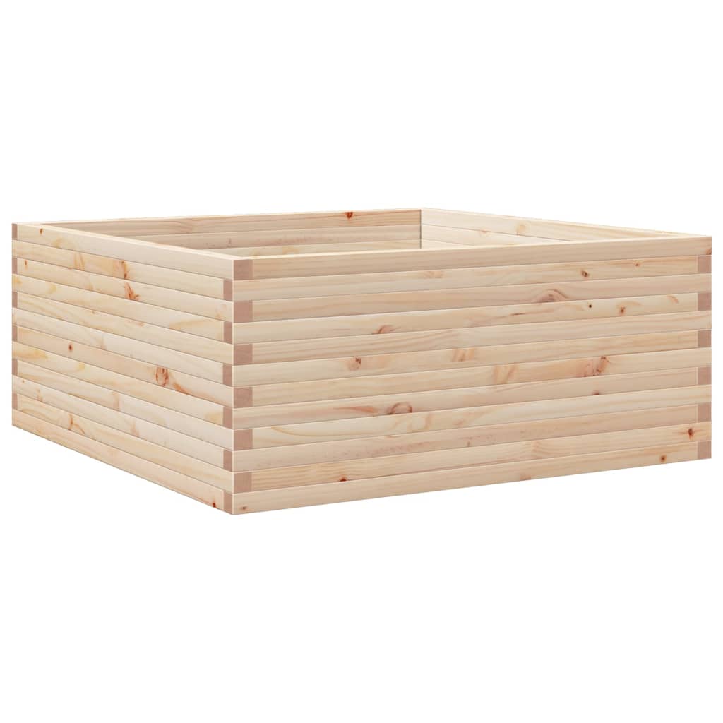 Plantekasse 110x110x46 cm heltre furu