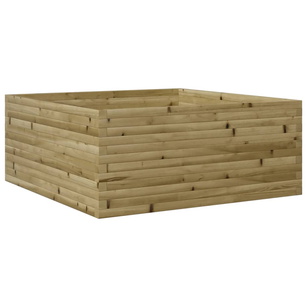 Plantekasse 110x110x46 cm impregnert furu