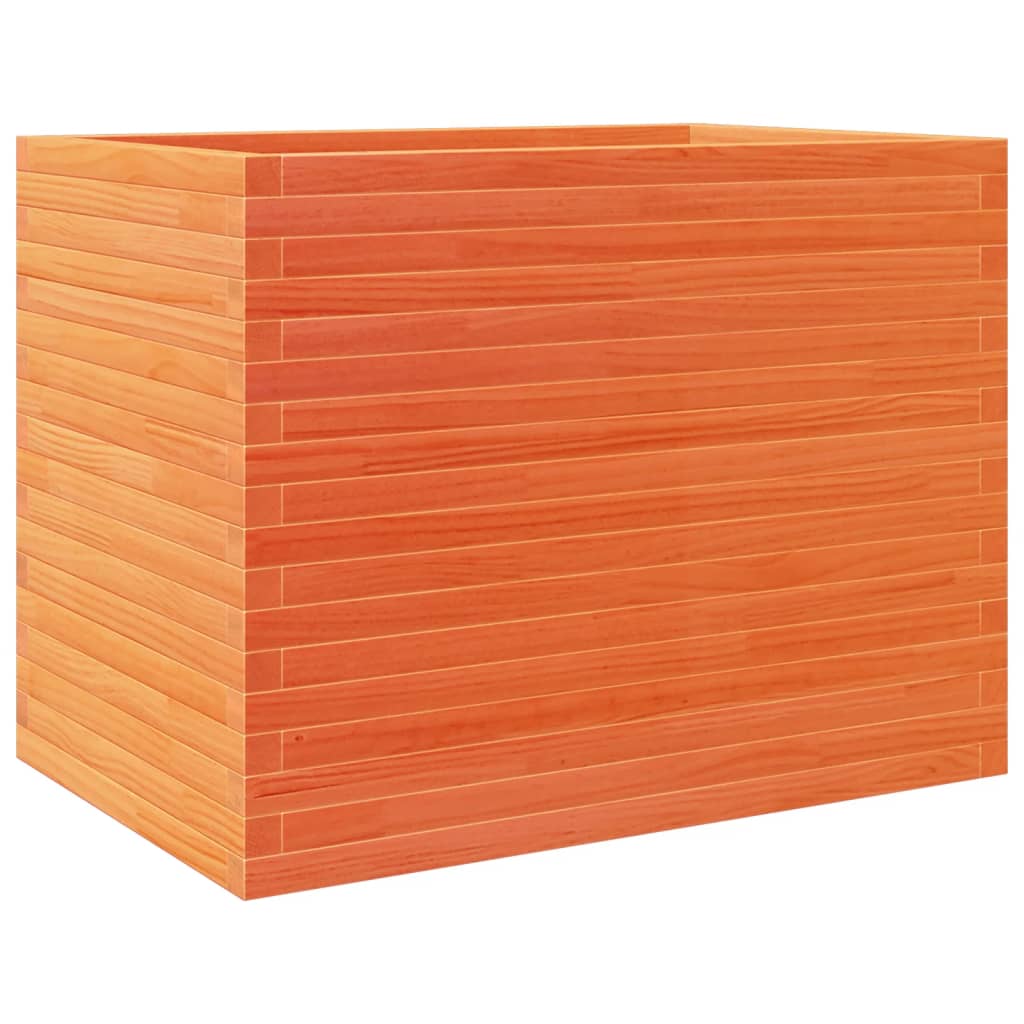 Plantekasse voksbrun 90x60x68,5 cm heltre furu