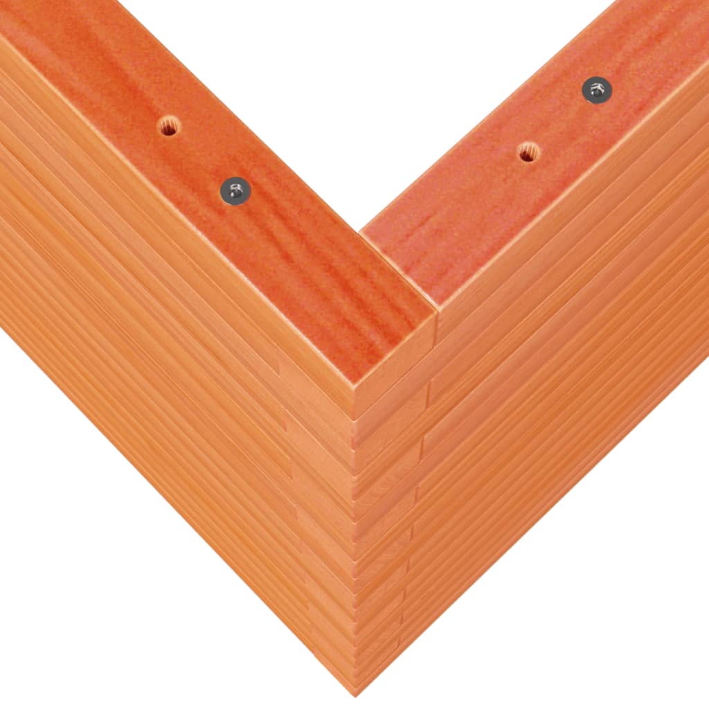 Plantekasse voksbrun 90x60x68,5 cm heltre furu