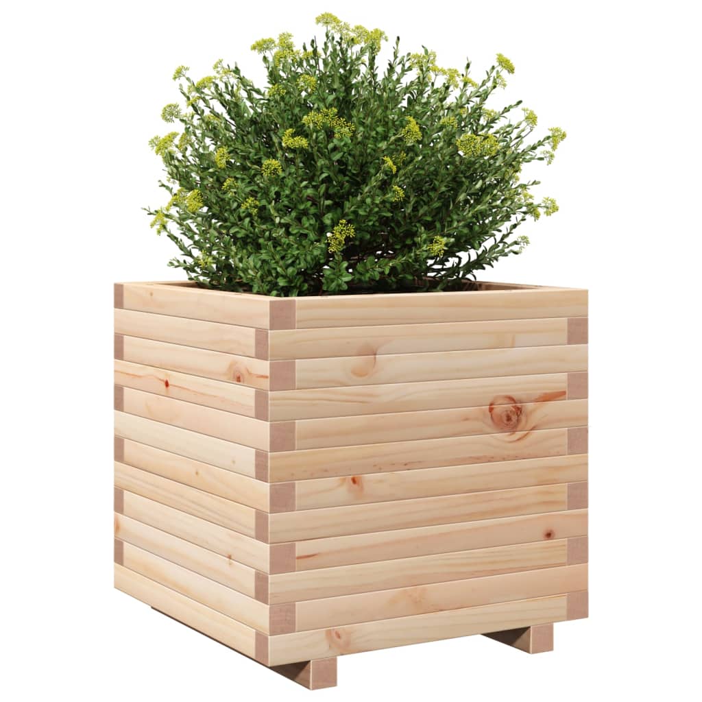 Plantekasse 50x50x49,5 cm heltre furu