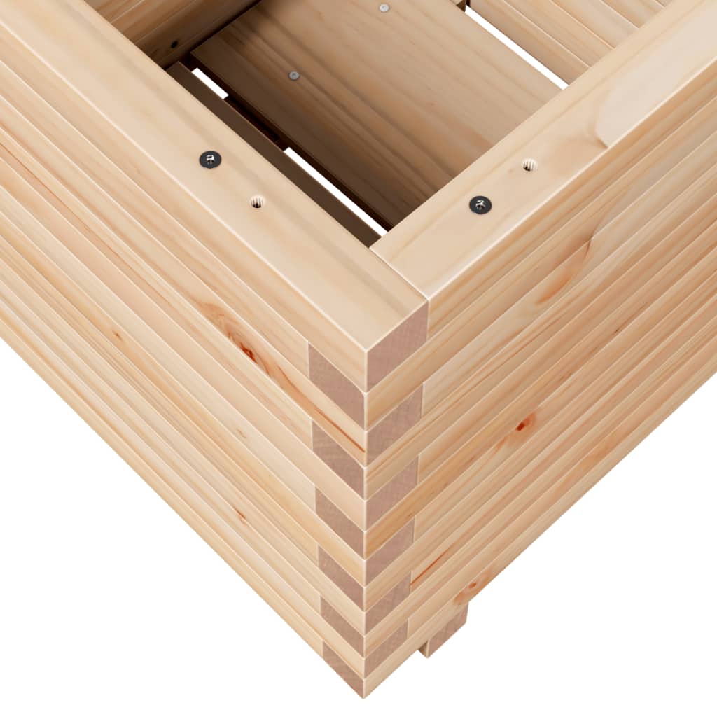 Plantekasse 50x50x49,5 cm heltre furu