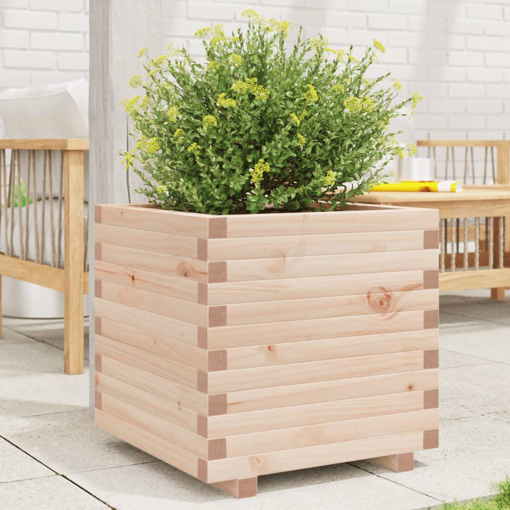 Plantekasse 50x50x49,5 cm heltre furu
