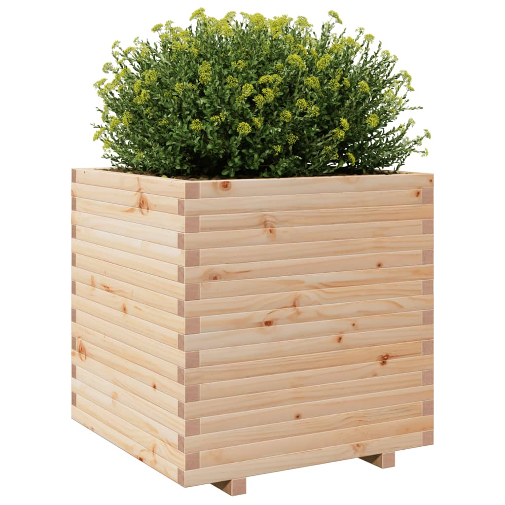 Plantekasse 70x70x72,5 cm heltre furu