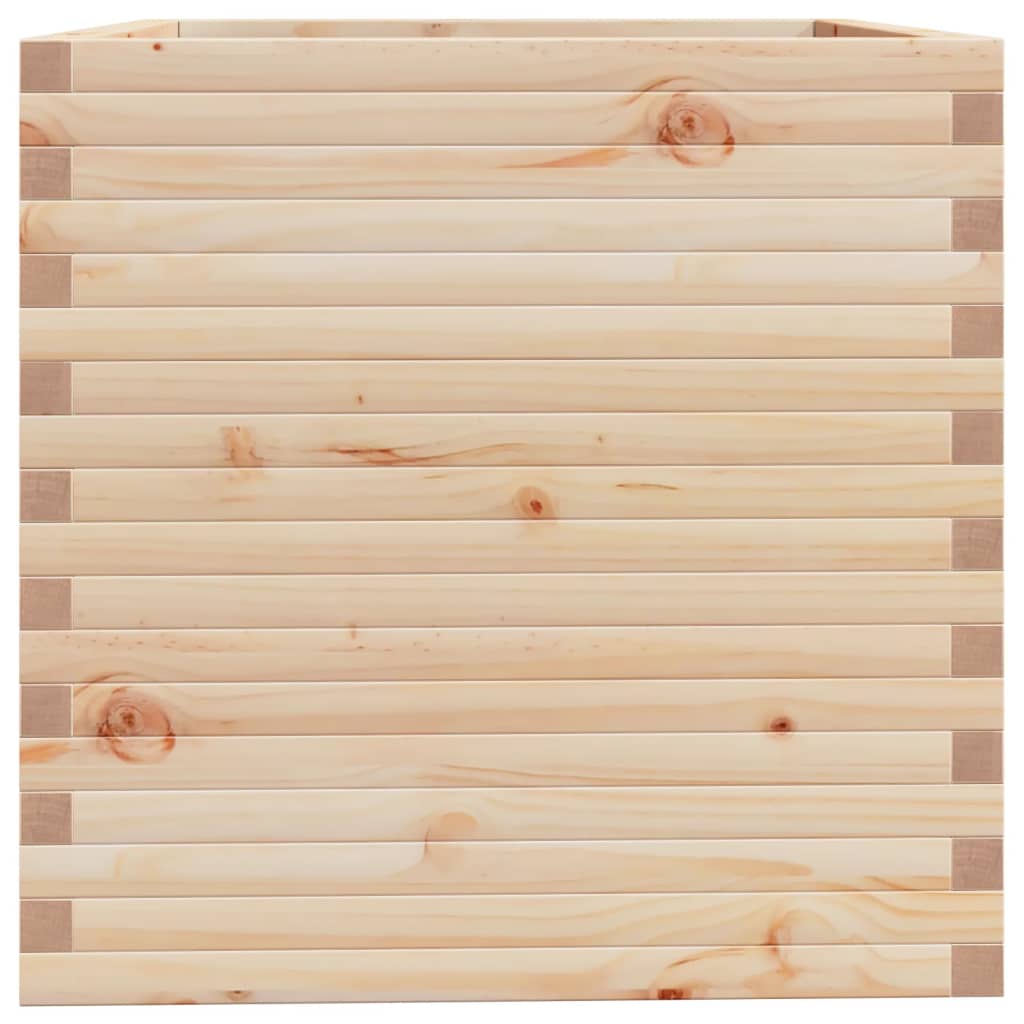 Plantekasse 70x70x72,5 cm heltre furu