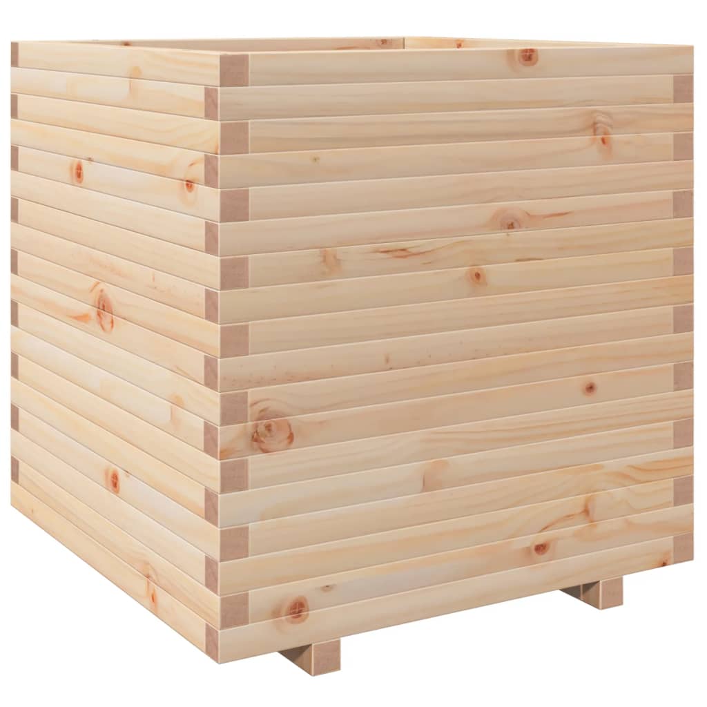 Plantekasse 70x70x72,5 cm heltre furu