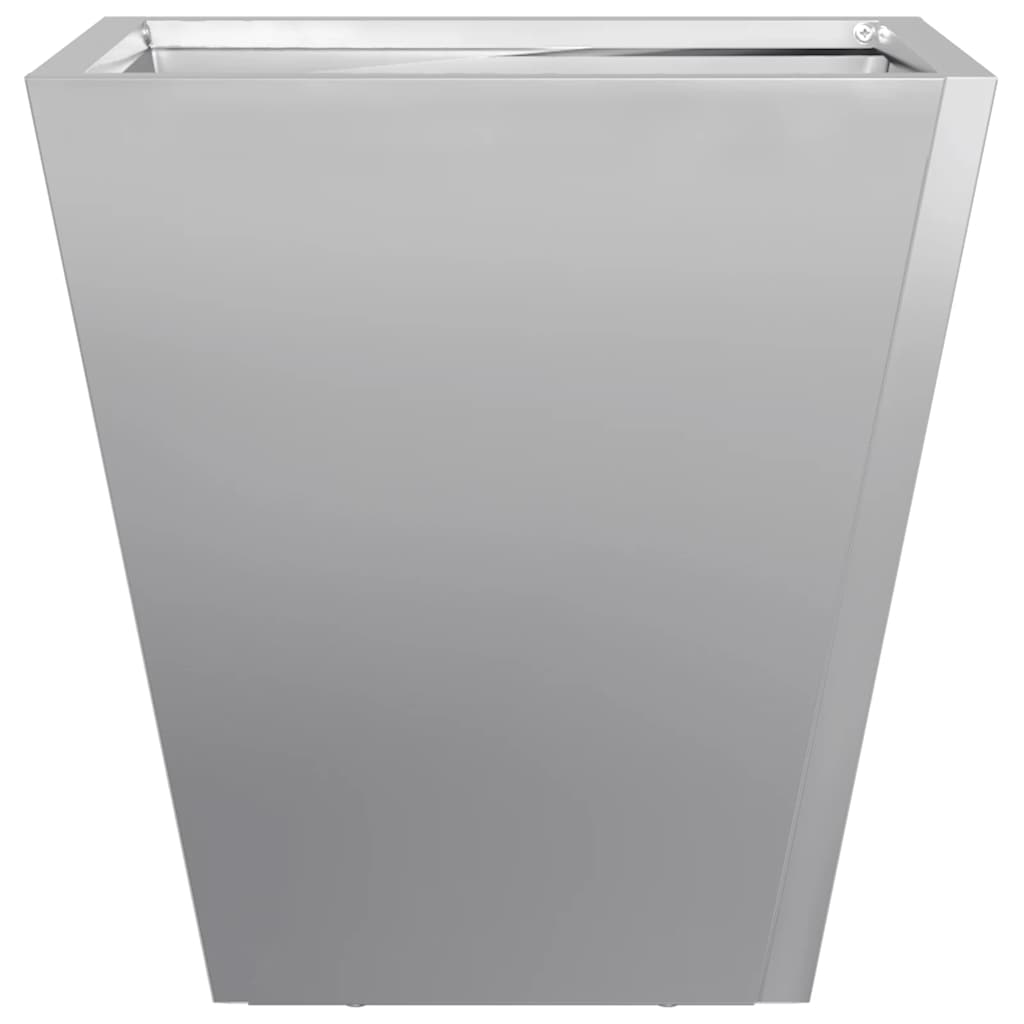 Plantekasser 2 stk 40x40x40 cm galvanisert stål