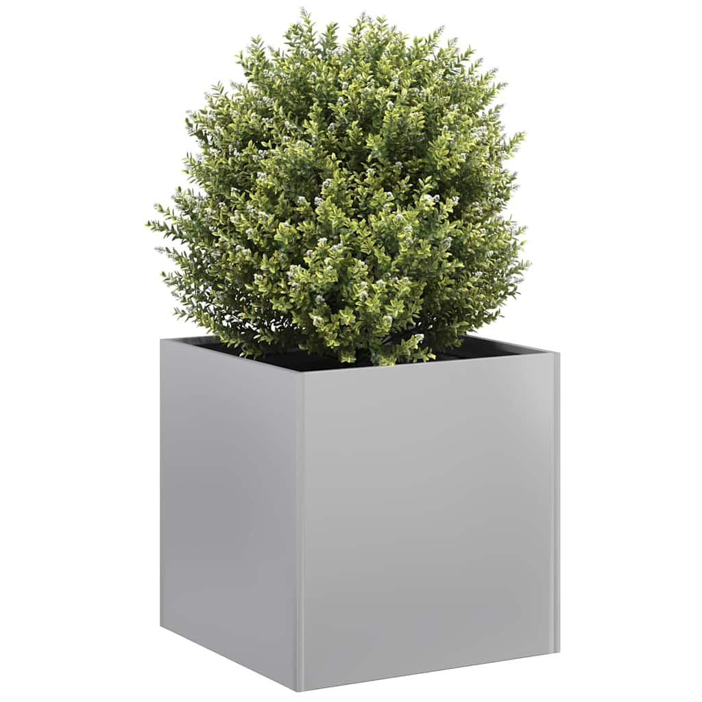Plantekasse 40x40x40 cm galvanisert stål