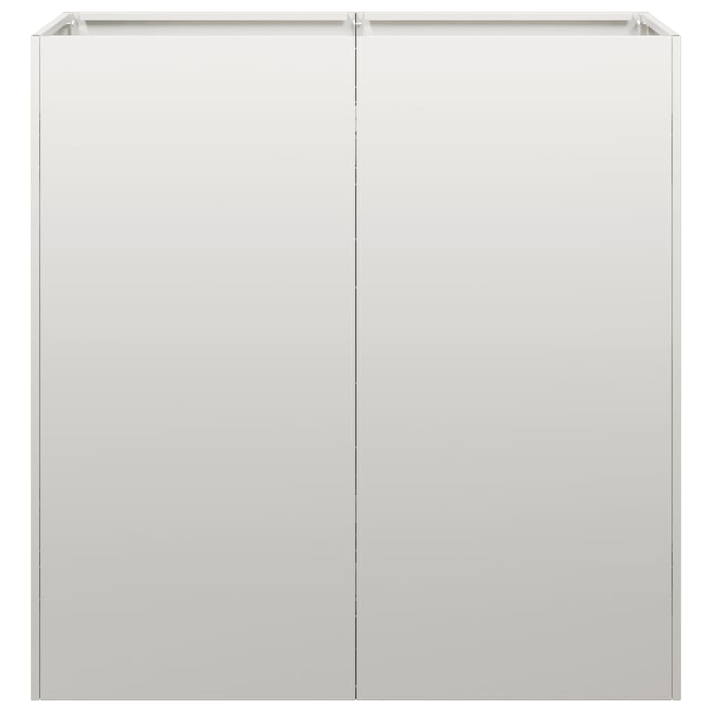 Plantekasse 80x40x80 cm rustfritt stål