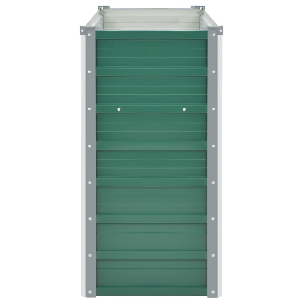 Høybed galvanisert stål 100x40x77 cm grønn