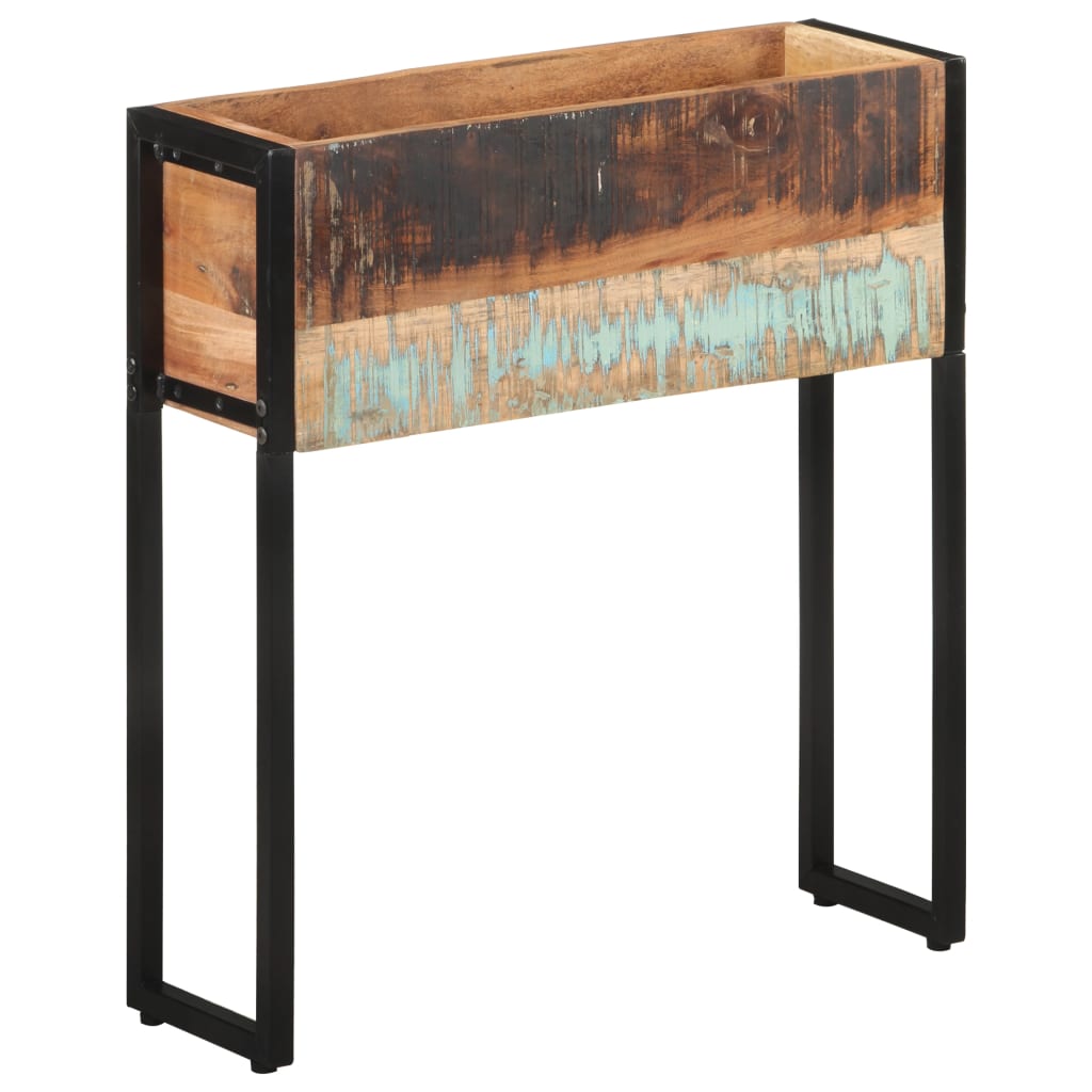 Blomsterkasse 60x20x68 cm gjenvunnet heltre