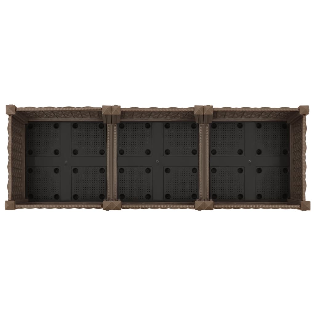 Høybed 120x40x23 cm polypropylen
