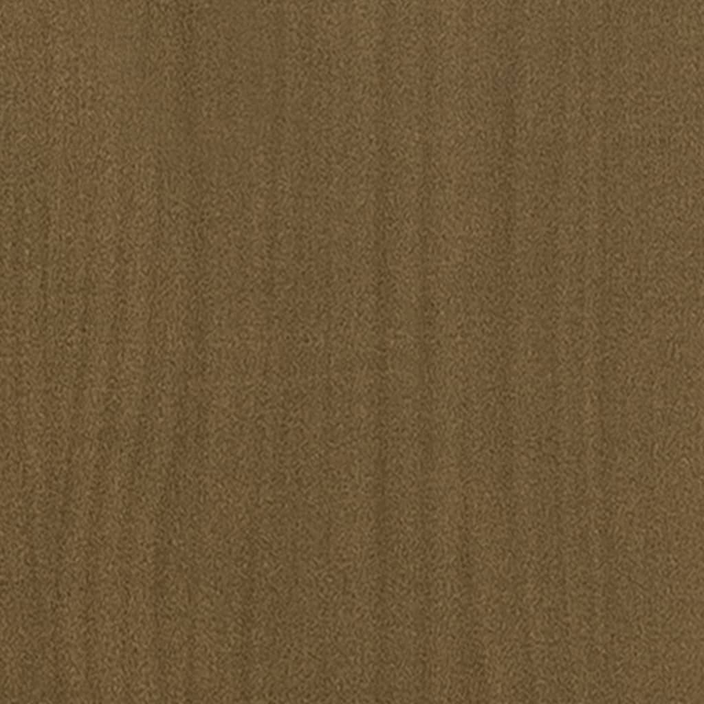 Plantekasse honningbrun 31x31x70 cm heltre furu