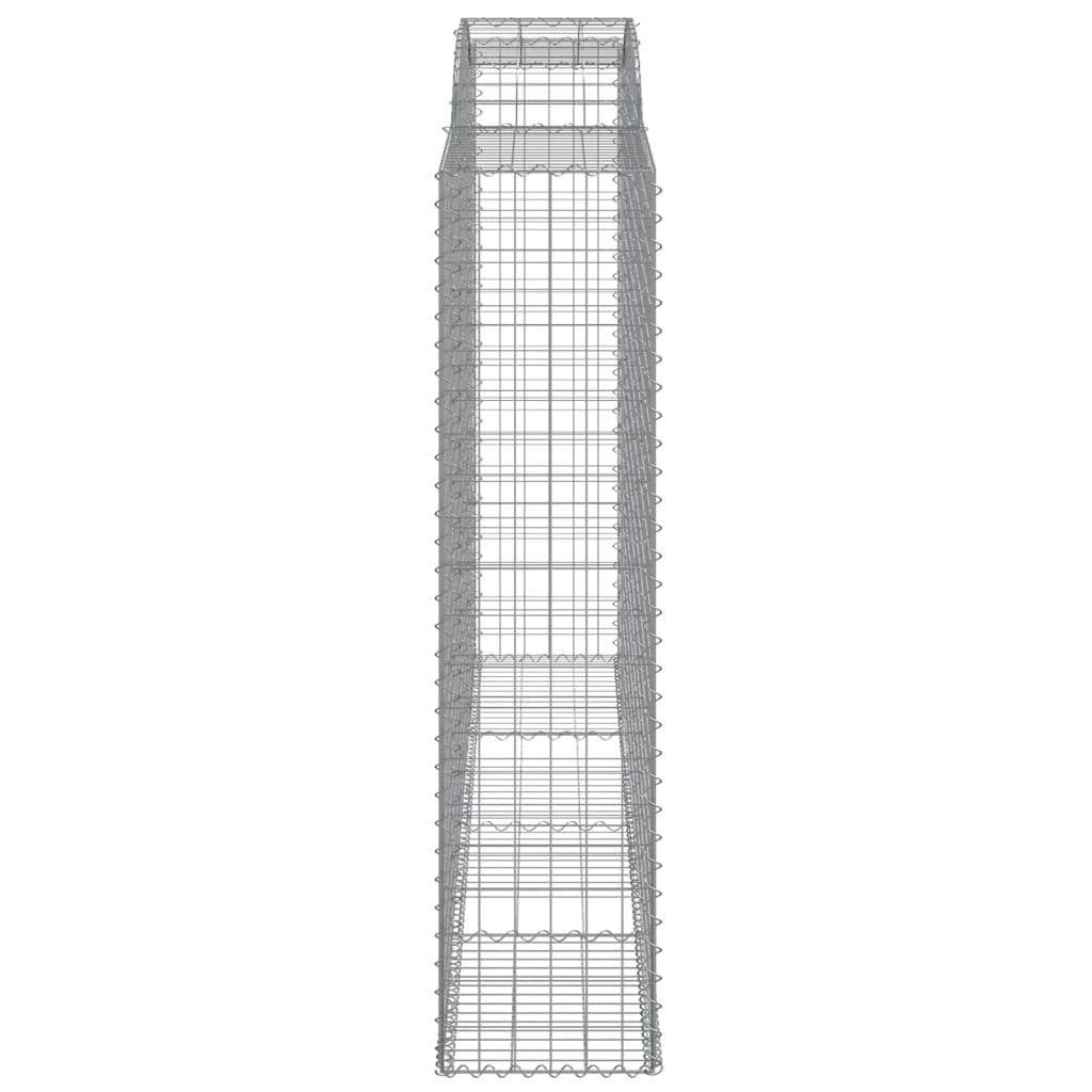 Gabionkurver buede 11 stk 300x50x200/220 cm galvanisert jern