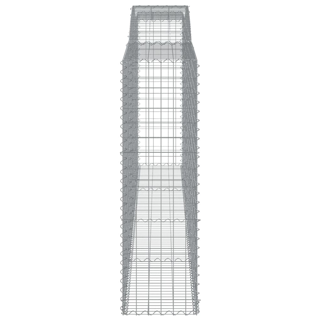 Gabionkurver buede 20 stk 400x50x160/180 cm galvanisert jern