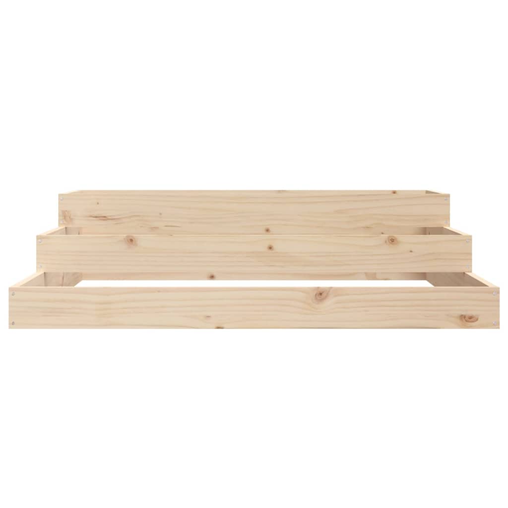 Plantekasse 107x107x27 cm heltre furu
