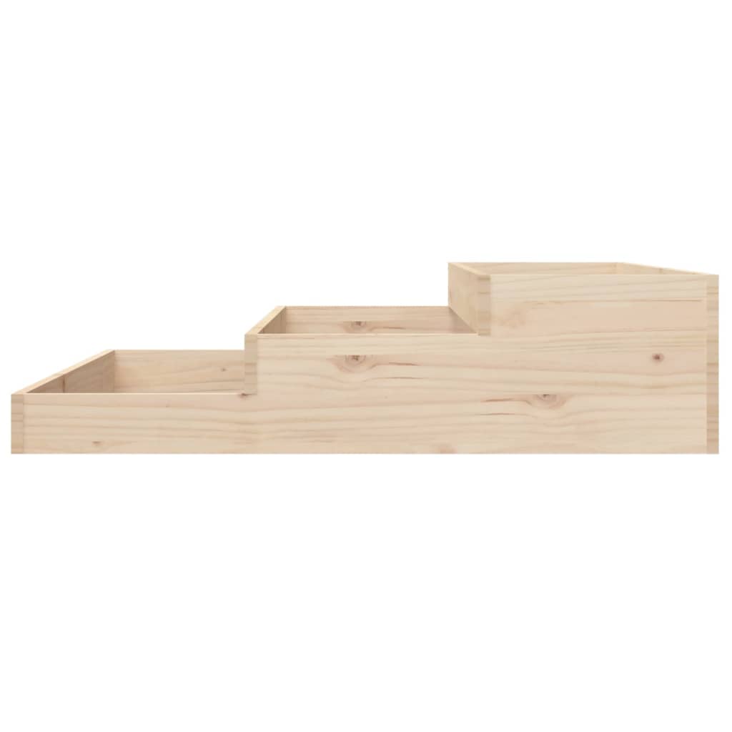 Plantekasse 107x107x27 cm heltre furu