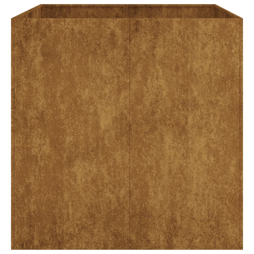 Plantekasse 80x80x80 cm cortenstål