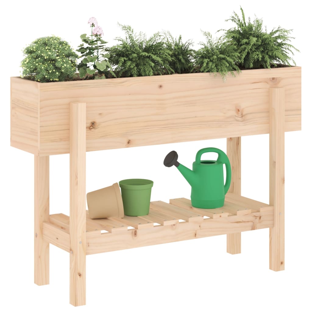 Høybed for hage 101x30x69 cm heltre furu