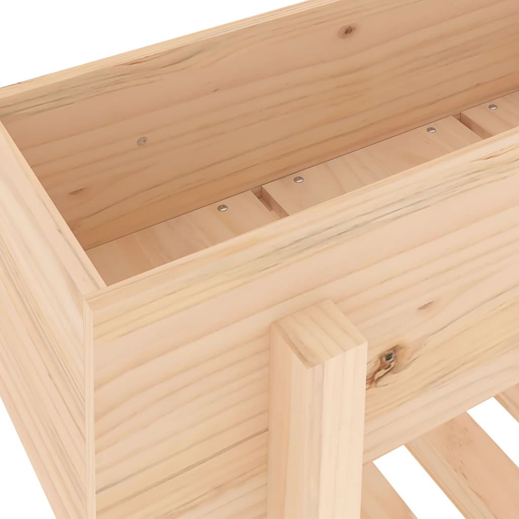 Høybed for hage 101x30x69 cm heltre furu